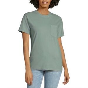 GAP Sage Green Standard Fit Pocket 100% Organic Cotton Tee Shirt M
